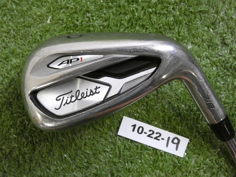 Titleist 718 AP1 43* Pitching Wedge AMT Tour White S300 Stiff Steel Jumbo -.5″