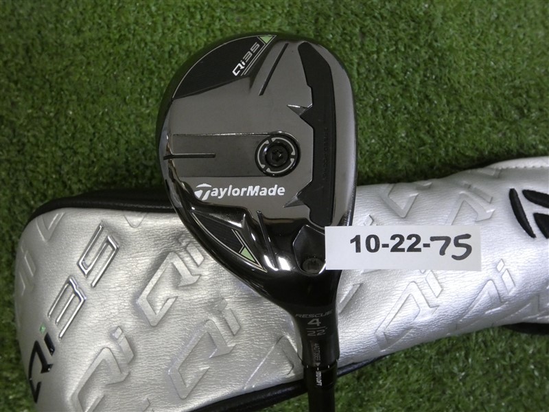 TaylorMade Qi35 22* 4 Hybrid Rescue Ventus Blue 7 Stiff Graphite w HC Excellent