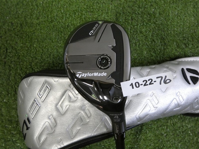 TaylorMade Qi35 22* 4 Hybrid Rescue Ventus Blue 5 A Senior Graphite with HC Mint