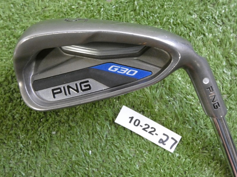 PING G30 5 Iron CFS Regular Steel White Dot 3* Upright +.5″