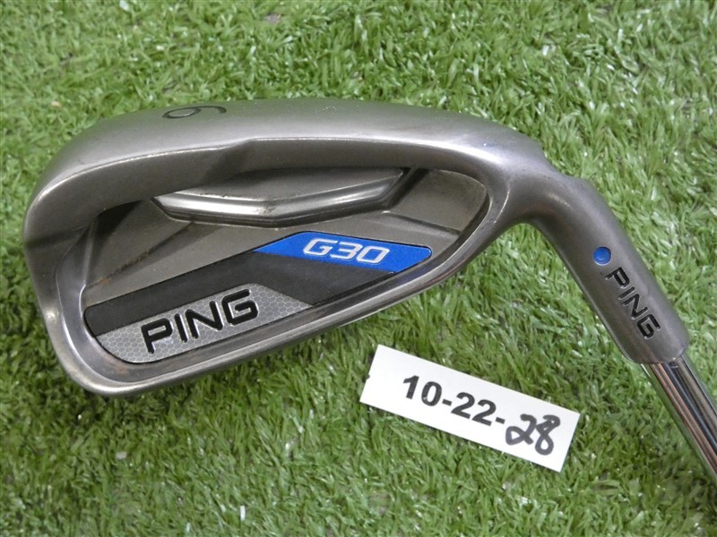 PING G30 6 Iron XP 95 R300 Regular Steel with Jumbo Grip Blue Dot .75* Upright