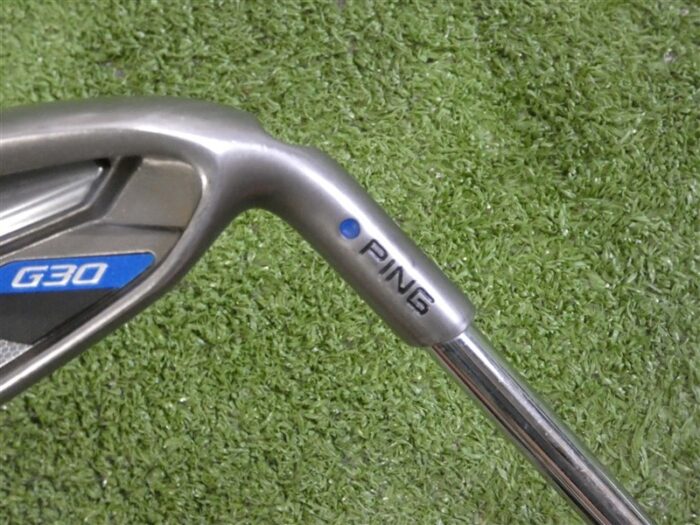 PING G30 6 Iron XP 95 R300 Regular Steel with Jumbo Grip Blue Dot .75* Upright