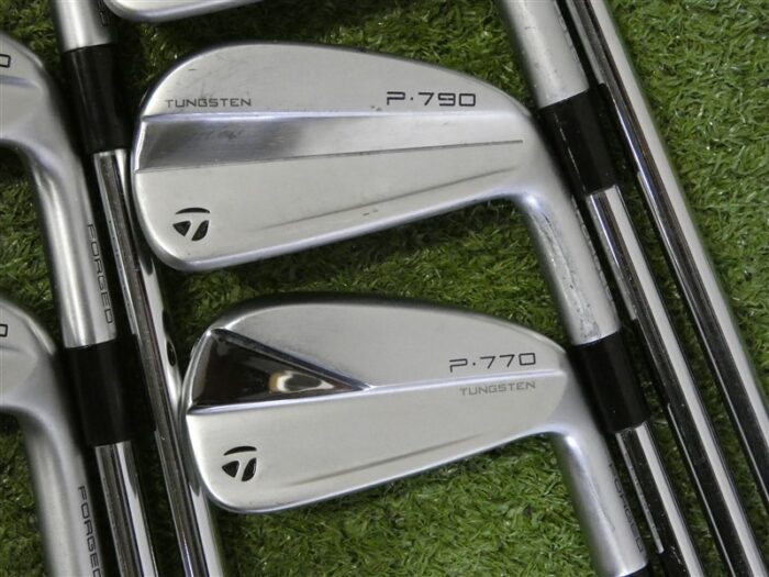 TaylorMade 2023 P790/P770 Forged Mixed Irons 4-P KBS Tour Stiff Steel Excellent