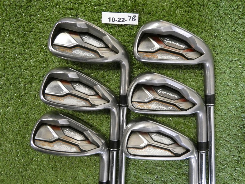 TaylorMade AeroBurner Irons 5-P REAX 88 HL Regular Steel +.5″