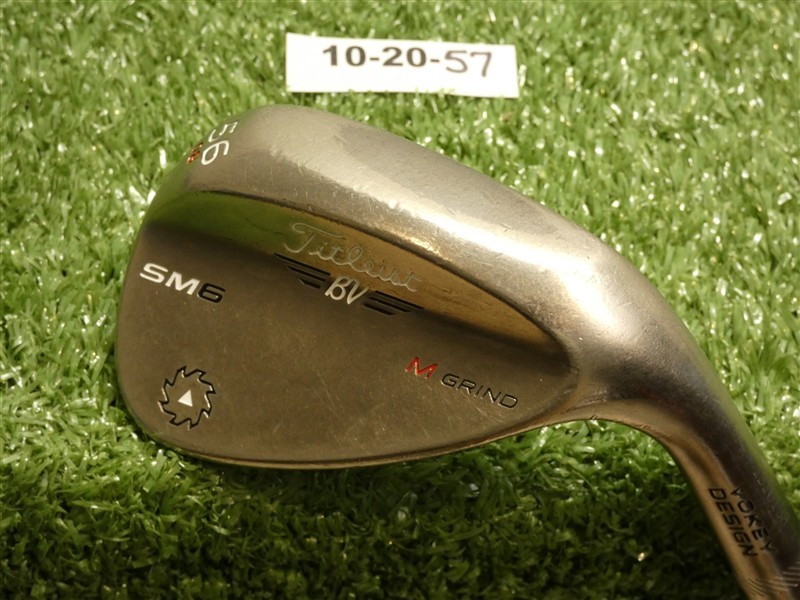 Titleist Vokey SM6 Steel Grey 56* 08* Sand Wedge M Grind Dynamic Gold Steel