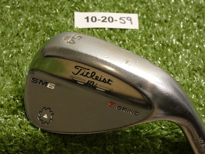Titleist Vokey SM6 Tour Chrome 54* 10* Sand Wedge S Grind Dynamic Gold Steel