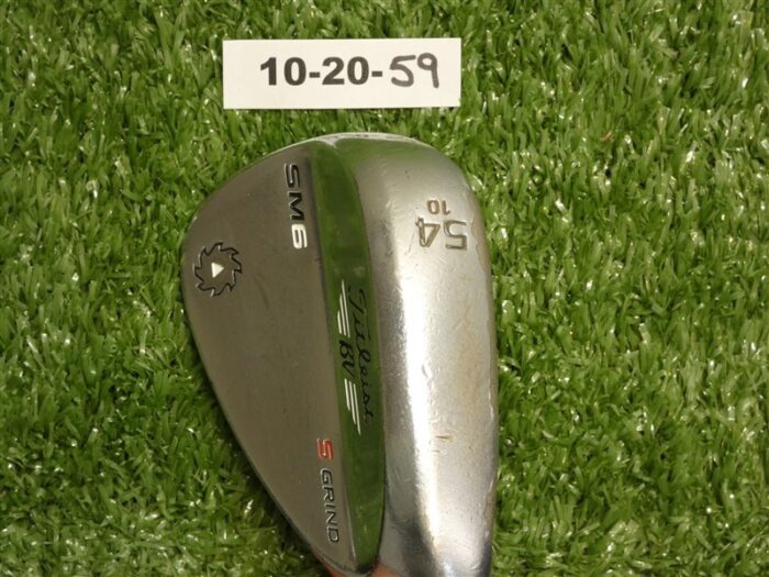 Titleist Vokey SM6 Tour Chrome 54* 10* Sand Wedge S Grind Dynamic Gold Steel