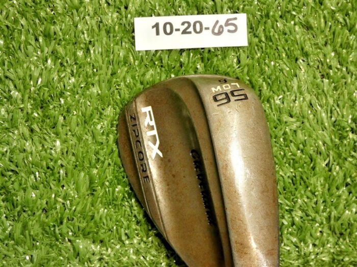 Cleveland RTX ZipCore Raw Tour Issue ‘T’ 56* 6* Sand Wedge Low DG Spinner Steel
