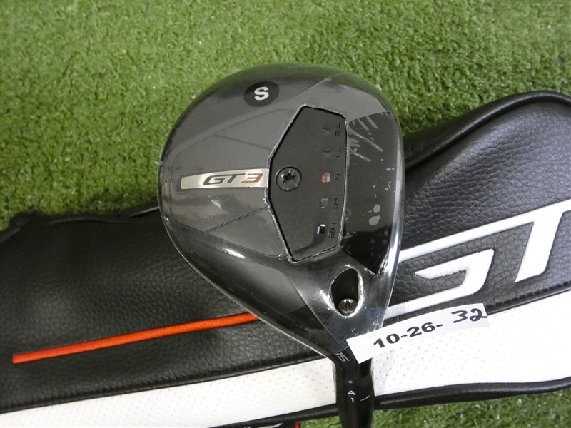 Titleist GT3 15* 3 Wood HZRDUS Black 5G 70g 6.0 Stiff Graphite w Headcover New