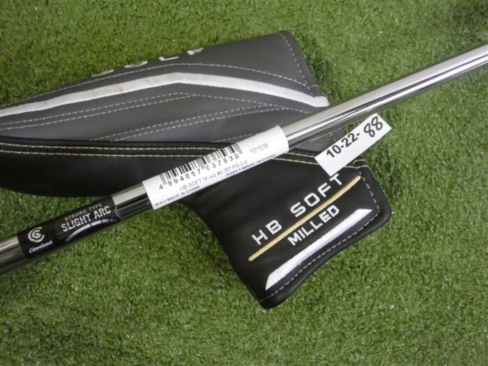 Cleveland HB Soft Milled 4 35″ Left Hand Slight Arc Putter with Headcover