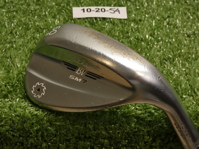 Titleist Vokey SM7 Tour Chrome 60* 10* Lob Wedge S Grind Dynamic Gold Steel