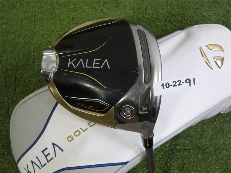 TaylorMade Kalea Gold 13.5* Womens Driver 40 Soft Ladies Graphite with Headcover