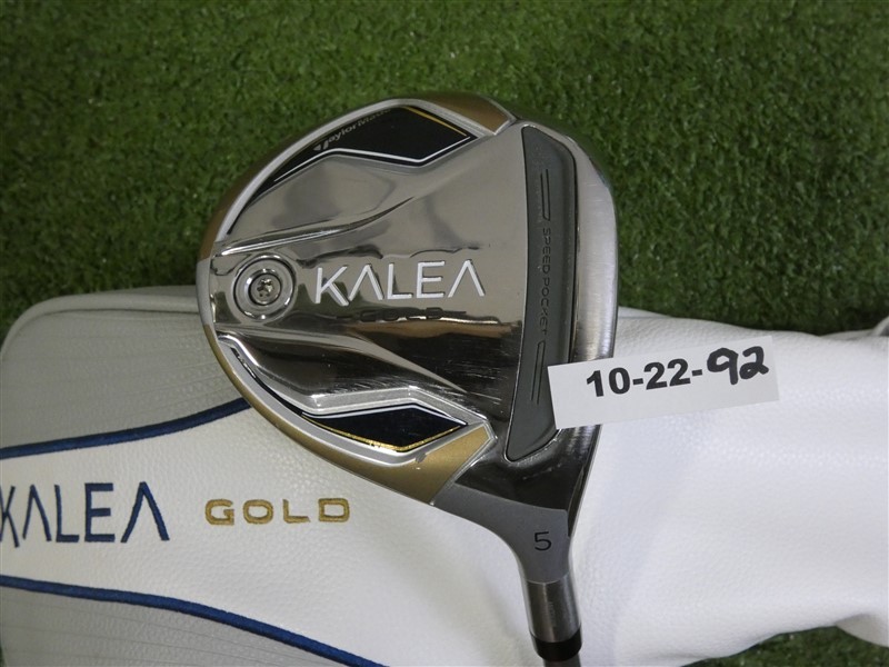 TaylorMade Kalea Gold 20* Womens 5 Wood 40 Soft Ladies Graphite w HC Excellent