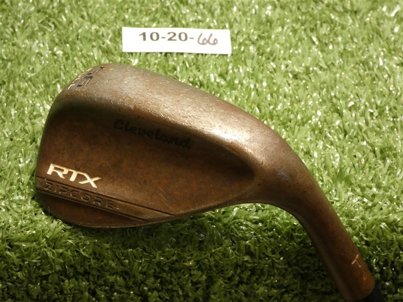 Cleveland RTX ZipCore Raw Tour Issue ‘T’ 56* 12 Sand Wedge Full DG Spinner Steel