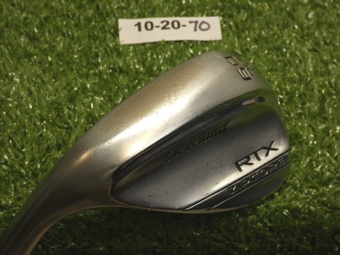 Cleveland RTX ZipCore Left Hand 60* 10* Lob Wedge Mid DG Tour Spinner Steel