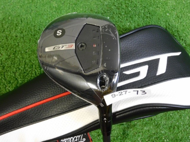 Titleist GT3 15* 3 Wood HZRDUS Black 5G 70g 6.0 Stiff Graphite w Headcover New