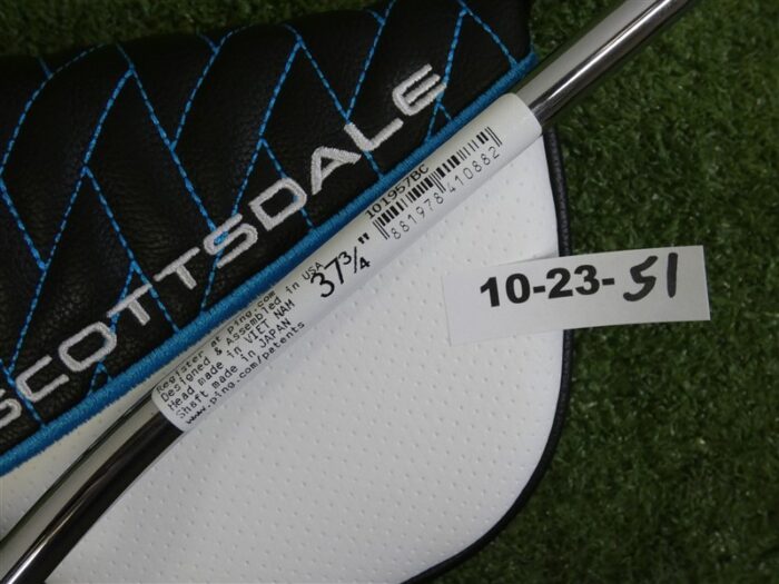 Ping 2025 Scottsdale Craz-E CB 37.75″ Straight Putter HC S Stroke Black Dot New