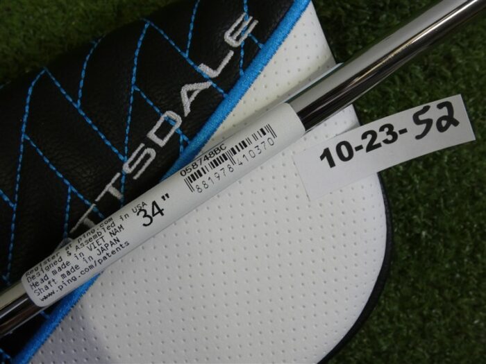 Ping 2025 Scottsdale Prime Tyne C Center 34″ Straight Putter HC SS Black Dot New