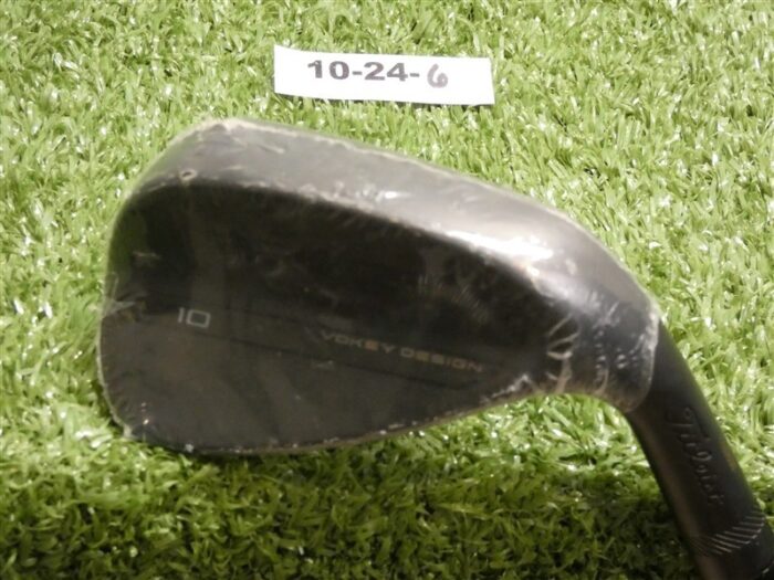 Titleist Vokey SM10 Jet Black 46* 10* Pitching Wedge F Grind DG Steel New