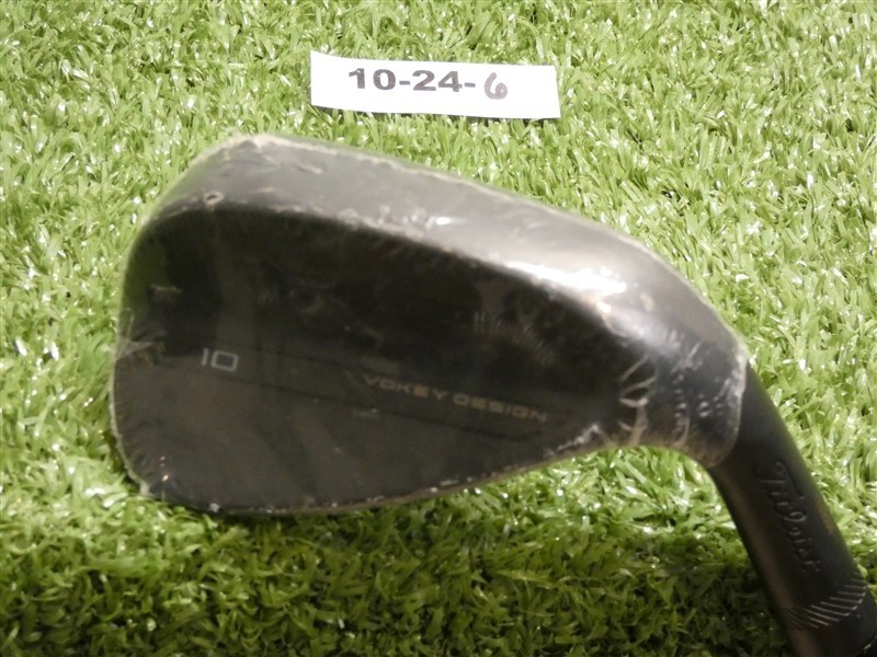 Titleist Vokey SM10 Jet Black 46* 10* Pitching Wedge F Grind DG Steel New