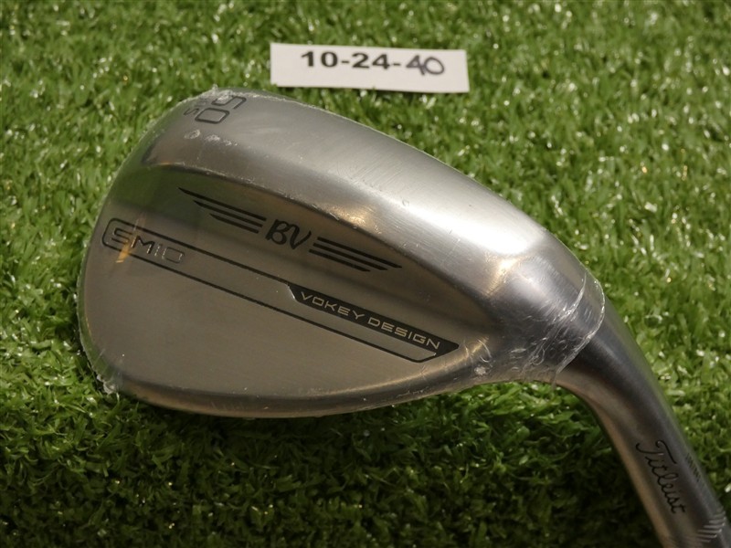 Titleist Vokey SM10 Tour Chrome 60* 10* Lob Wedge S Grind Dynamic Gold Steel New
