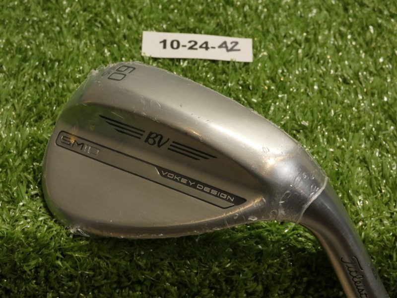 Titleist Vokey SM10 Tour Chrome 60* 10* Lob Wedge S Grind Dynamic Gold Steel New
