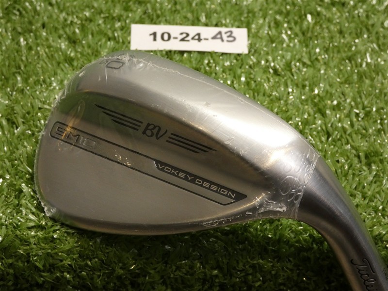 Titleist Vokey SM10 Tour Chrome 60* 10* Lob Wedge S Grind Dynamic Gold Steel New