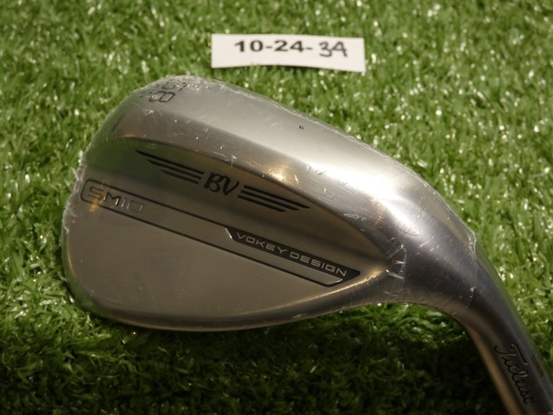 Titleist Vokey SM10 Tour Chrome 58* 10* Lob Wedge S Grind Dynamic Gold Steel New