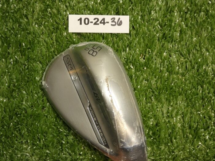 Titleist Vokey SM10 Tour Chrome 58* 12* Lob Wedge D Grind Dynamic Gold Steel New