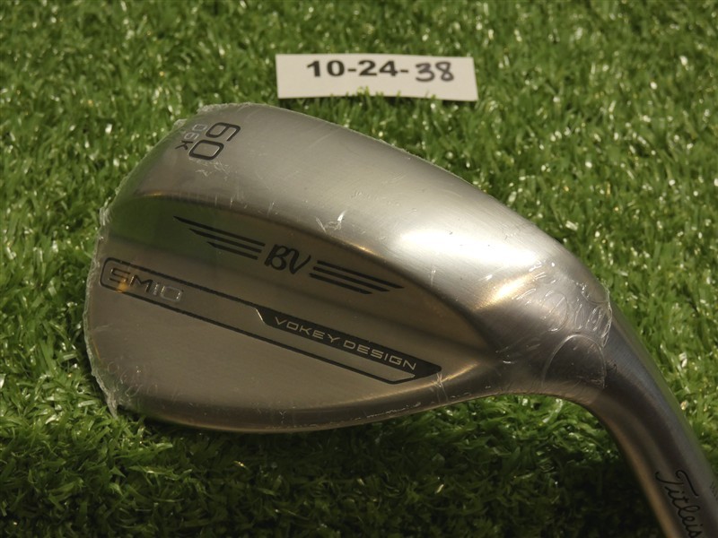 Titleist Vokey SM10 Tour Chrome 60* 06* Lob Wedge K Grind Dynamic Gold Steel New