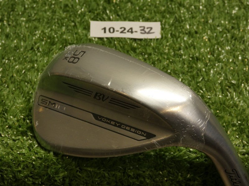 Titleist Vokey SM10 Tour Chrome 58* 06* Lob Wedge K Grind Dynamic Gold Steel New