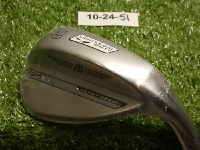 Titleist Vokey SM10 Chrome 58* 14* Lob Wedge K Grind Tensei Regular Graphite New