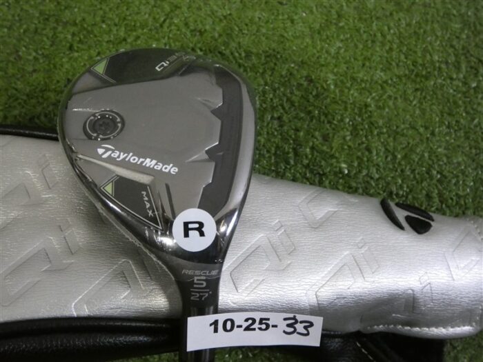 TaylorMade 2025 Qi35 Max 27* 5 Hybrid Rescue AirSpeeder 50 Regular with HC New