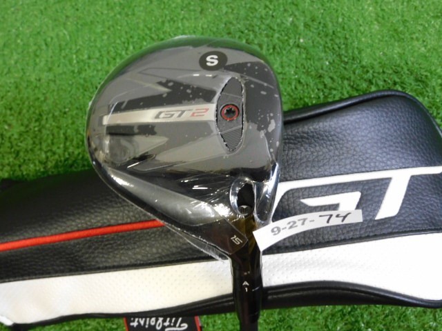 Titleist GT2 15* 3 Wood HZRDUS Black 5G 70g 6.0 Stiff Graphite w Headcover New