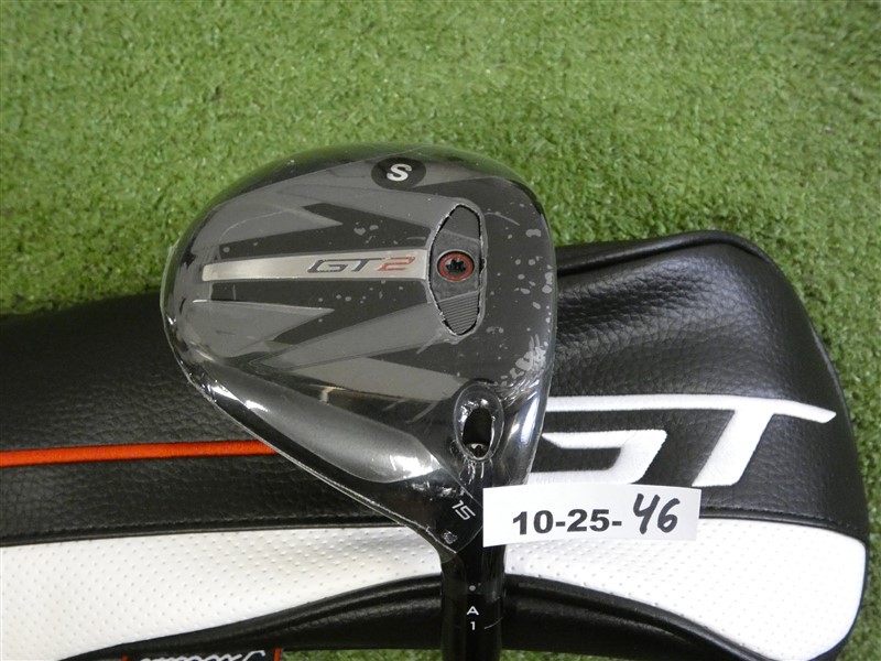 Titleist GT2 15* 3 Wood HZRDUS Black 5G 70g 6.0 Stiff Graphite w Headcover New