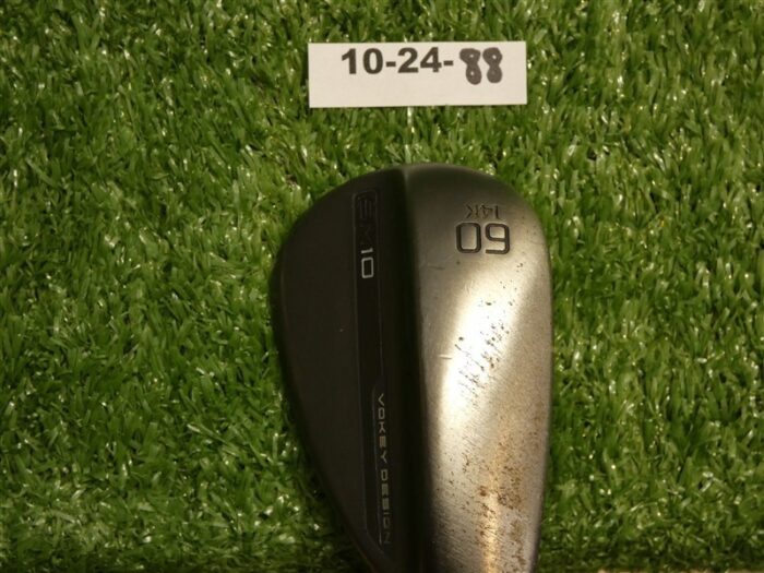 Titleist Vokey SM10 Jet Black 60* 14* Lob Wedge K Grind Dynamic Gold Steel