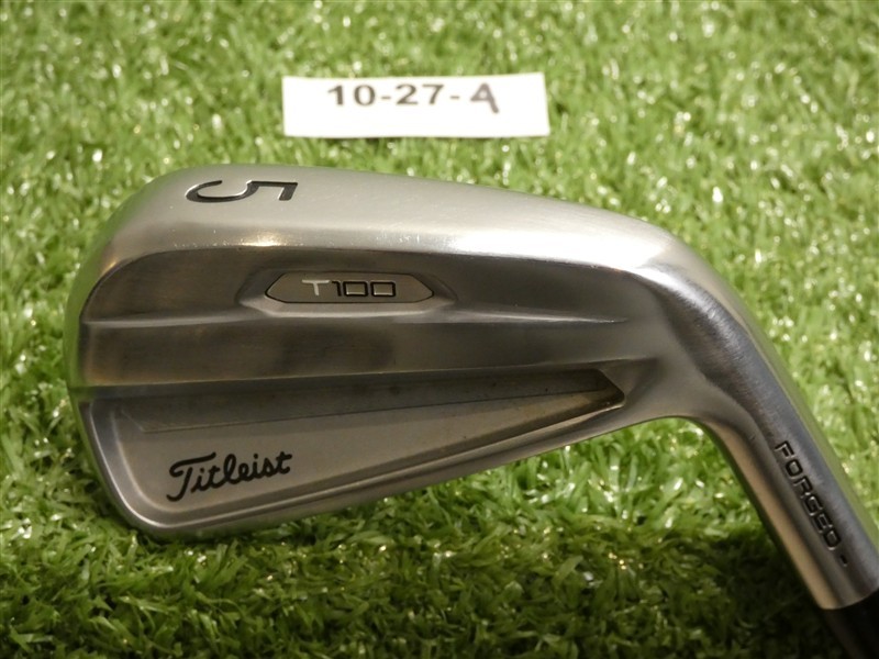 Titleist 2021 T100 Forged 5 Iron AMT White S300 Stiff Steel