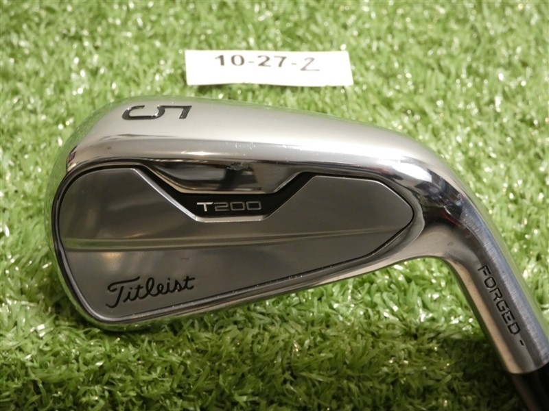 Titleist 2021 T200 Forged 5 Iron AMT Black S300 Stiff Steel Excellent
