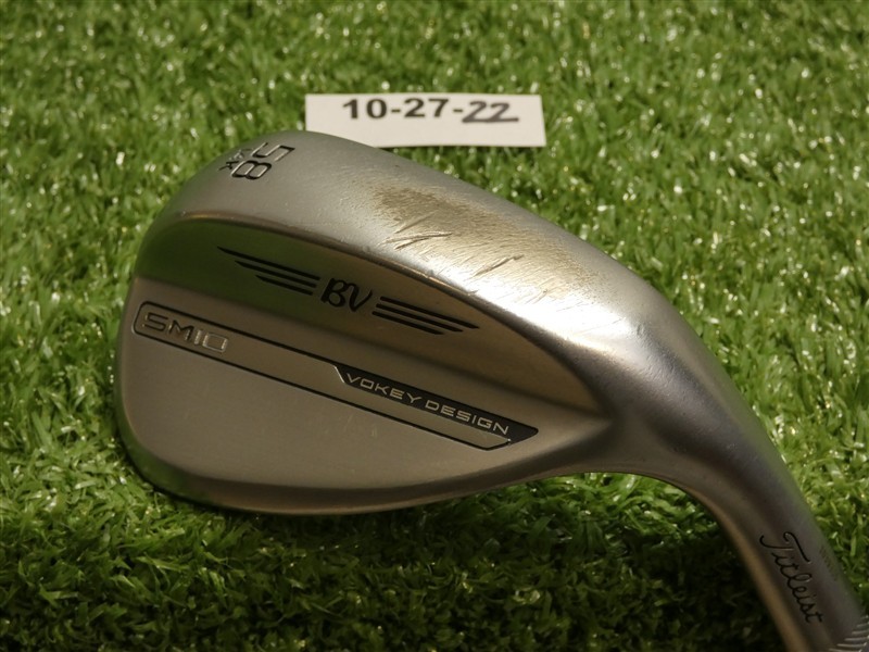 Titleist Vokey SM10 Tour Chrome 58* 14* Lob Wedge K Grind Dynamic Gold Steel