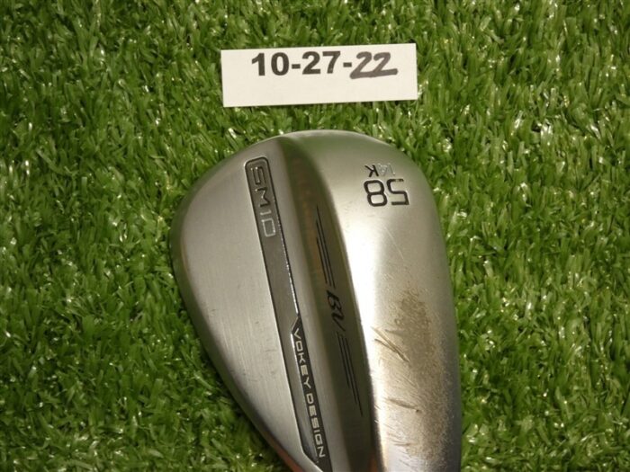 Titleist Vokey SM10 Tour Chrome 58* 14* Lob Wedge K Grind Dynamic Gold Steel