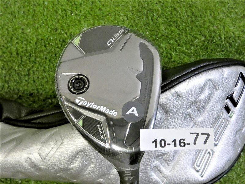 TaylorMade 2025 Qi35 Max 27* 5 Hybrid Rescue AirSpeeder 50 A Senior with HC New