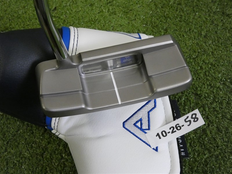 Odyssey Ai-One Silver Double Wide DB Double Bend 35″ Putter with Headcover New
