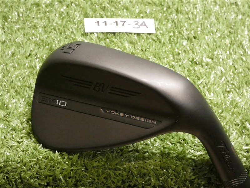 Titleist Vokey SM10 Jet Black 52* 12* Gap Wedge F Grind Dynamic Gold Steel New