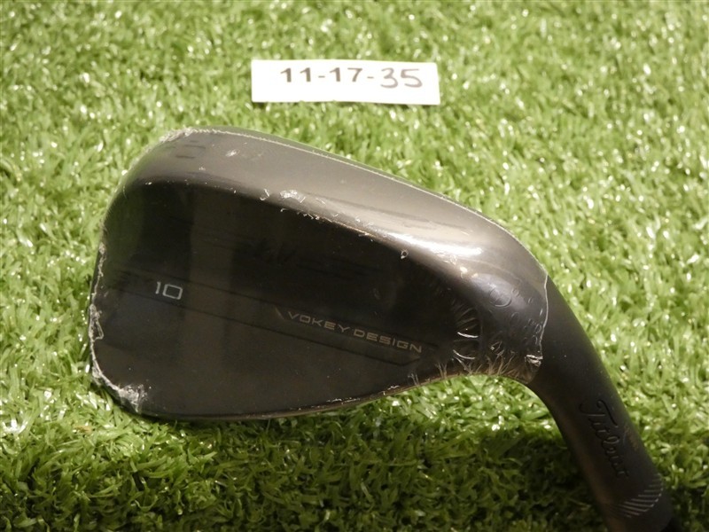 Titleist Vokey SM10 Jet Black 50* 12* Gap Wedge F Grind Dynamic Gold Steel New