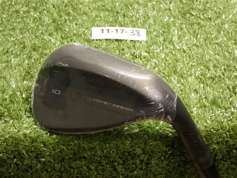 Titleist Vokey SM10 Jet Black 56* 08* Sand Wedge M Grind DG Steel New