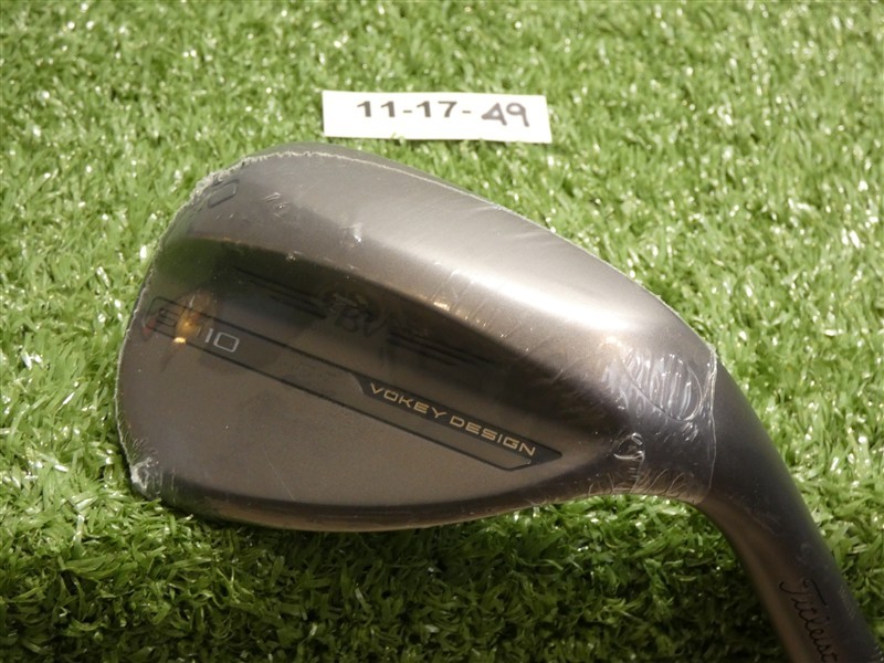 Titleist Vokey SM10 Nickel 60* 08* Lob Wedge M Grind Dynamic Gold Steel New