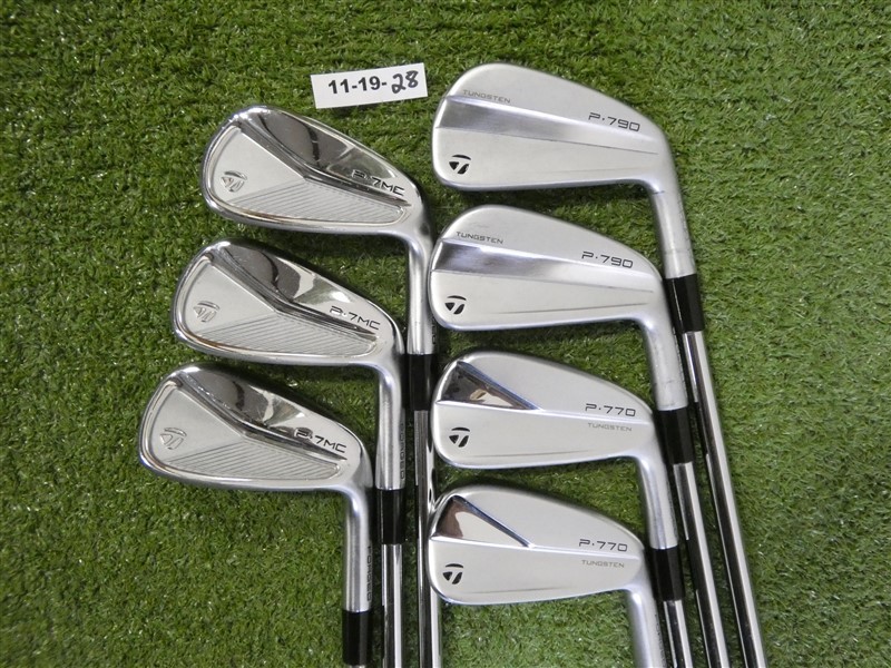 TaylorMade 2023 P790/P770/P7MC Mixed Irons 4-P Project X 6.5 X Extra Stiff Steel