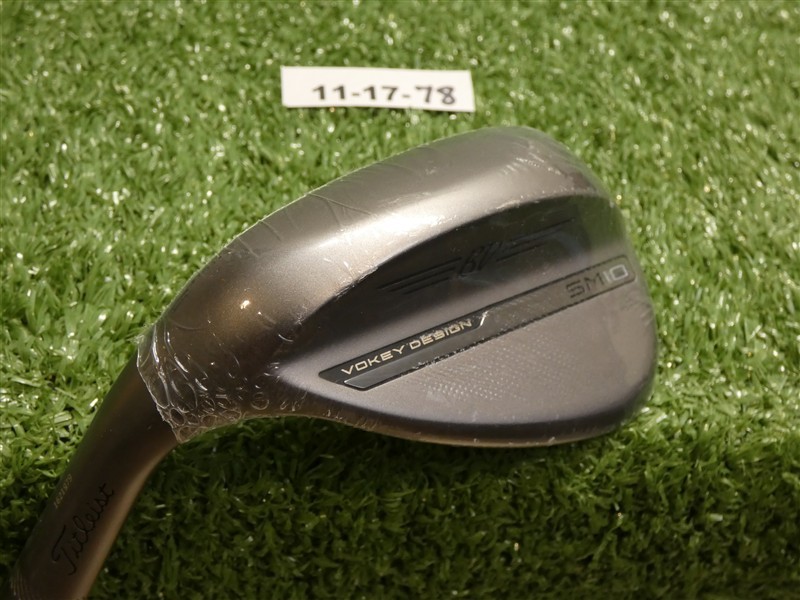 Titleist Vokey SM10 Nickel Left Hand 58* 12* Lob Wedge D Grind DG Steel New