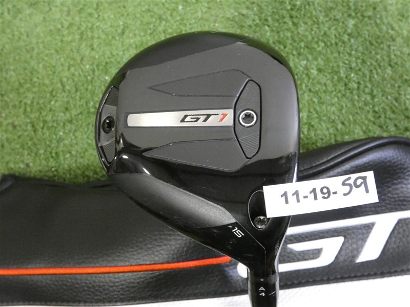 Titleist GT1 15* 3 Wood HZRDUS Black 5G 70g 6.5 X Extra Stiff Graphite with HC