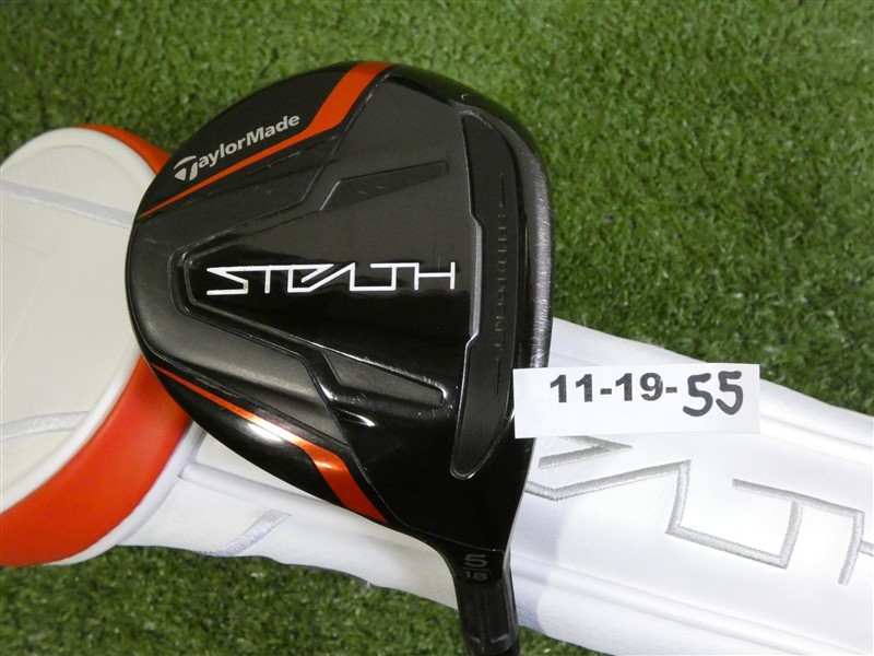 TaylorMade Stealth 18* Womens 5 Wood Aldila Ascent 45 Ladies Graphite w HC 39″